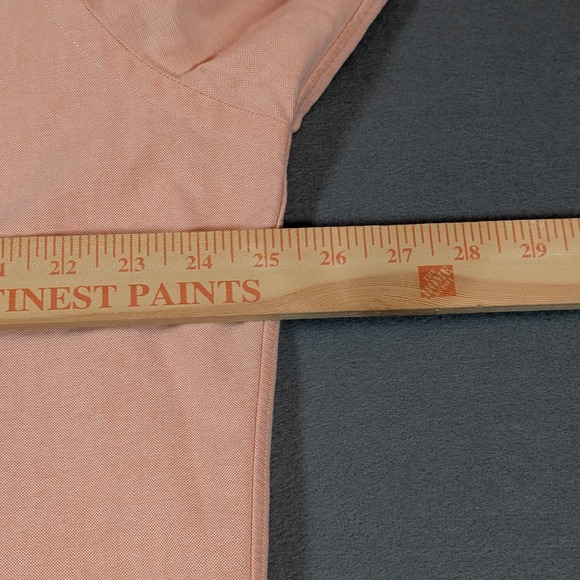 Ralph‎ Lauren Classic Fit Oxford Button Down Shirt Coral Flesh Pony Logo Mens XL - Picture 5 of 8